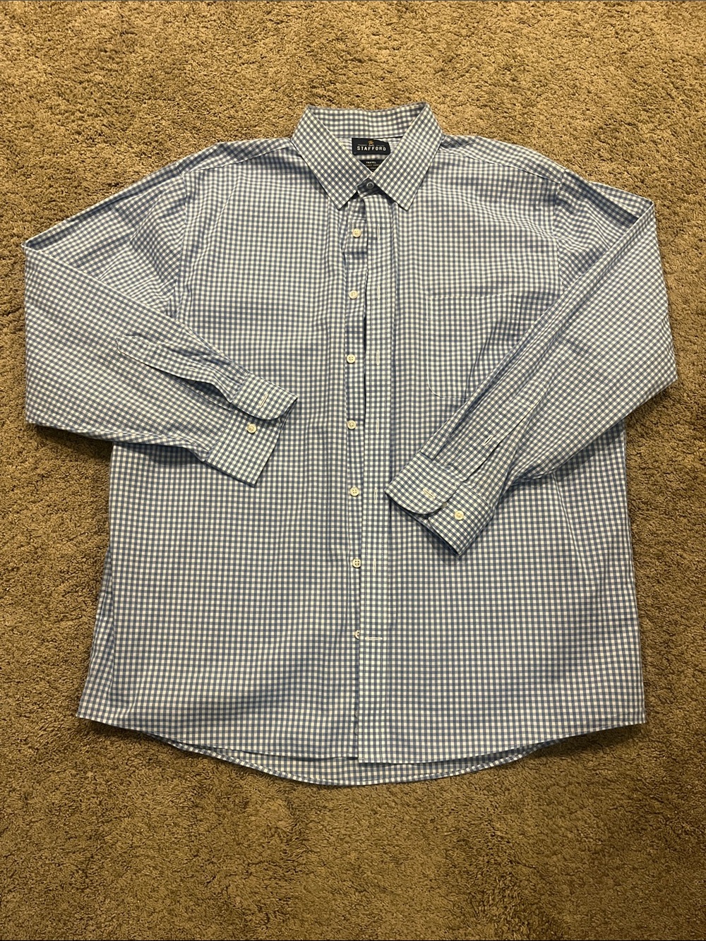 Stafford Casual Shirt-Size 171/2 34-35